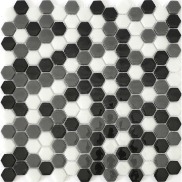 Мозаика STP-BK005-HEX стекло (25) 290х290 Natural