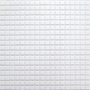 Мозаика Super white (стекло) 15*15 300*300 Bonaparte
