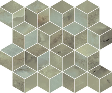 Мозаика T017/14025 Джардини зеленый мозаичный 45*37.5 Kerama Marazzi