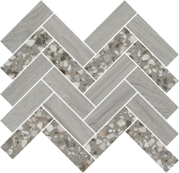 Мозаика T042/SG5267 Монтиони мозаичный серый 34x35,5 Kerama Marazzi