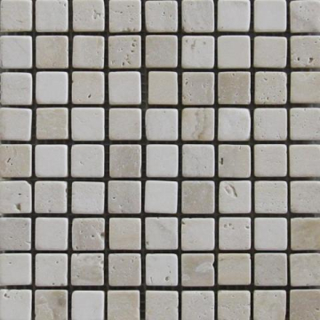 Мозаика TRAVERTINE CLASSIC 1,5x1,5x0,8 tumbled Premium Marble