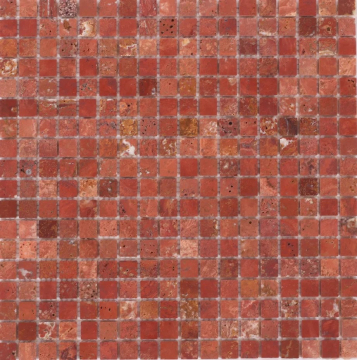 Мозаика Travertine Red Pol 15x15x4 305x305 Orro Mosaic