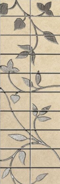 Мозаика UR02LA Urbana Beige List. Mosaico Fiore 15x45 Impronta