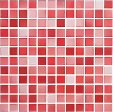Мозаика VC.2.01.5644 Versicolor Mosaic Light Red-Red 2,5x2,5 30x30 Serapool