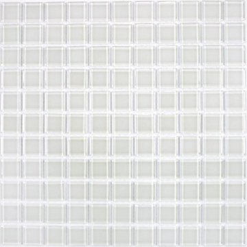 Мозаика White glass (стекло) 25*25 300*300 Bonaparte