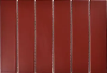 Мозаика Y45P846 Strip Красная матовая 4.5x19.5 28.8x19.5 Porcelain mosaic