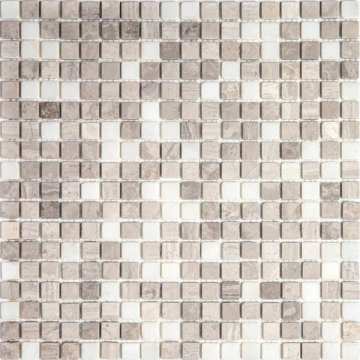 Natural Мозаика 4MT-10-15T Мрамор 15x15 298х298 Natural