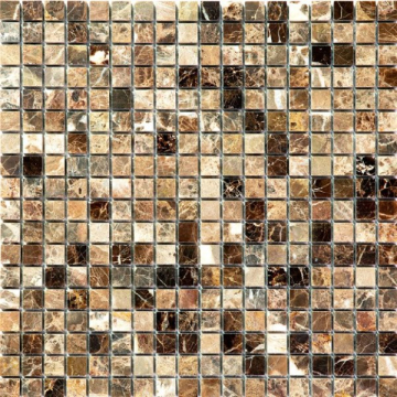 Natural Мозаика 7M022-15P (Emperador Dark) мозаика Мрамор 15x15 305х305 Natural