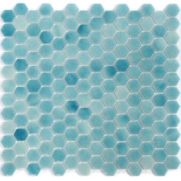 Natural Мозаика STP-BL017-HEX стекло (25) 300х300 Natural