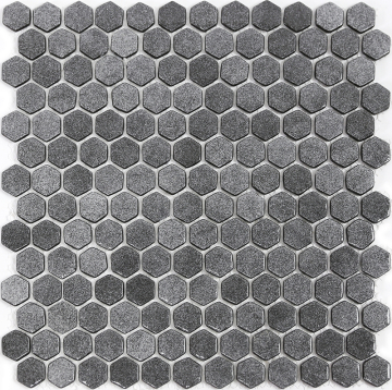 Natural STP-GR009-HEX Мозаика стекло (25) 300х300 Natural