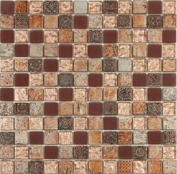 NSmosaic Мозаика S-820 стекло керамика (23x23x8) 298*298 NSmosaic
