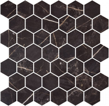 Onix Мозаика Hexagon Marble Coimbra Antislip 28.4х28.6 Onix