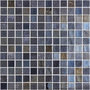 Onix Мозаика Steel Black 31,1x31,1 Onix
