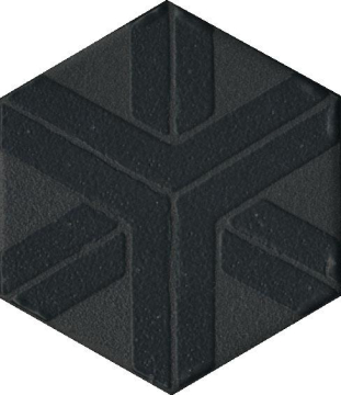 OS/B241/63001 Керамогранит Декор Агуста черный 6х5,2 Kerama Marazzi