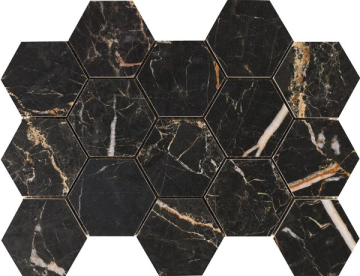 Pamesa Мозаика MALLA HEX CR. LUX LAURANTS BROWN 32,5x22,5 Pamesa