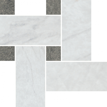 Pamesa Мозаика Malla Twisted White 21x26 Pamesa