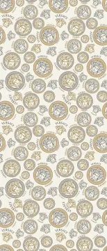 PF60011448 Керамогранит Manifesto Medusa White 120x280 Versace (Gardenia Orchidea)