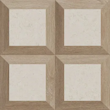 PF60017066 Керамогранит V Stone Frame White Nat Rett 8.5mm 60x60 Versace (Gardenia Orchidea)