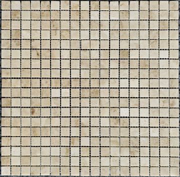 PIX 322 Мозаика Cappucino мрамор полированная 15х15 305х305х4 Pixmosaic