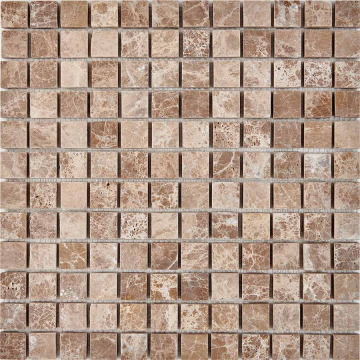 PIX225 Мозаика Light Emperador из мрамора матовая 23x23 305х305x6 Pixmosaic
