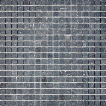 PIX247 Мозаика Nero Marquna из мрамора матовая 15x15 305х305x4 Pixmosaic