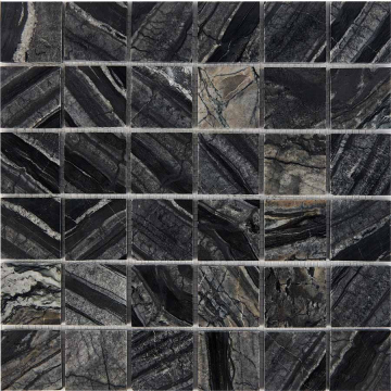 PIX257 Мозаика Royal Grey из мрамора полированная 48x48 305х305x6 Pixmosaic