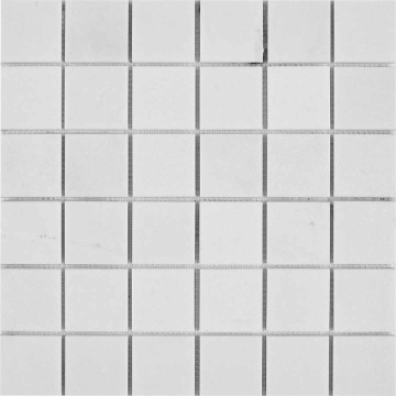 PIX296 Мозаика Thassos из мрамора полированная 48x48 305х305x6 Pixmosaic