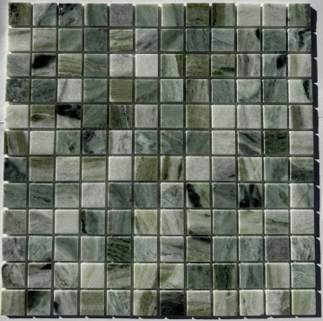 PIX314 Мозаика Jet Green полированная 23x23 305х305х4 Pixmosaic
