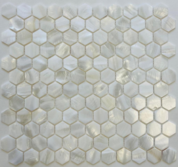PIX751 Мозаика Мозаика из натурального перламутра HEX25 285х295x2 Pixmosaic
