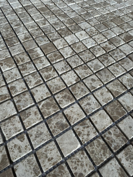 Pixmosaic PIX 802 Мозаика Light Emperador мрамор матовая 23x23 305х305x6 Pixmosaic