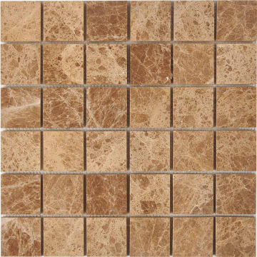 Pixmosaic PIX223 Мозаика Light Emperador из мрамора полированная 48x48 305х305x6 Pixmosaic