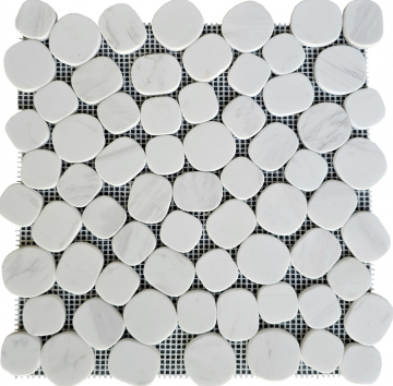 Pixmosaic PIX310 Мозаика Volakas White матовая 300х300x6 Pixmosaic