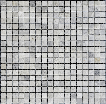 Pixmosaic PIX328 Мозаика Tundra Grey Полированная 15х15 305х305х4 Pixmosaic