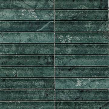 Pixmosaic PIX344 Мозаика Spider Green, Concave матовая 30х151 305х318х12 Pixmosaic