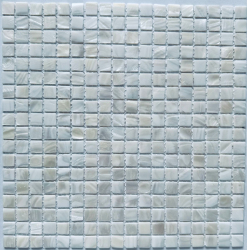 Pixmosaic PIX769 Мозаика из натурального перламутра Super White 15*15 300х300х2 Pixmosaic