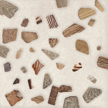 Плитка 00-00002402 Terrazzo Wood 15х15 Azori