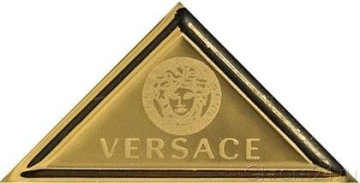 Плитка 0068970 TRIANG.MEDUS.GOLD PVD 8,7x4,5 Versace (Gardenia Orchidea)
