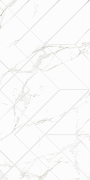 Плитка 0105 Amuletto White Decor 25x50 Eurotile Ceramica