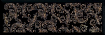 Плитка 0265027 BAROCCO BLACK 20 x 60 Versace (Gardenia Orchidea)
