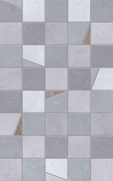 Плитка 04-01-1-09-05-06-2840-2 Вставка Misty mosaic mix 25х40 Creto