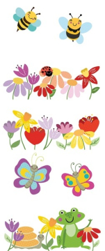 Плитка 06-01-1-52-05-01-3028-0 Kids Flora 40х100 Нефрит Керамика