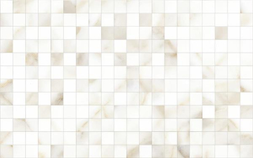 Плитка 10100001118 Calacatta Gold Белый Мозаика 40x25 Global Tile