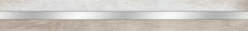 Плитка 10200000006 Бордюр Terrazzo Белый 01 60*6,5 Global Tile
