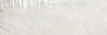 Плитка 1217 MONACO White Relieve Wave 40x120 Porcelanite Dos