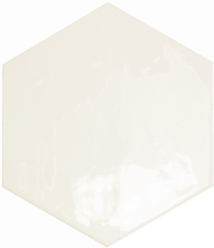 Плитка 130058 Spark Hex White Glossy 15x17.3 DNA Tiles