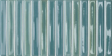 Плитка 133160 Colour Notes Bars Azur 12,5x25 WOW