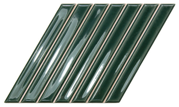 Плитка 135025 Spike Bars B Royal Green Gloss 15x25,9 WOW