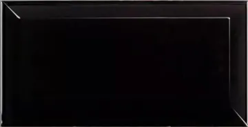 Плитка 14027 Metro Black 10x20 EQUIPE
