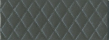 Плитка 15126 Зимний сад чёрный структура 15x40 Kerama Marazzi