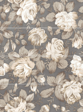 Плитка 1608-0116 Fiori Grigio Панно цветы 60х80 Lasselsberger